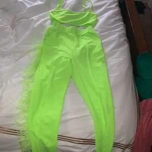 2 piece neon set